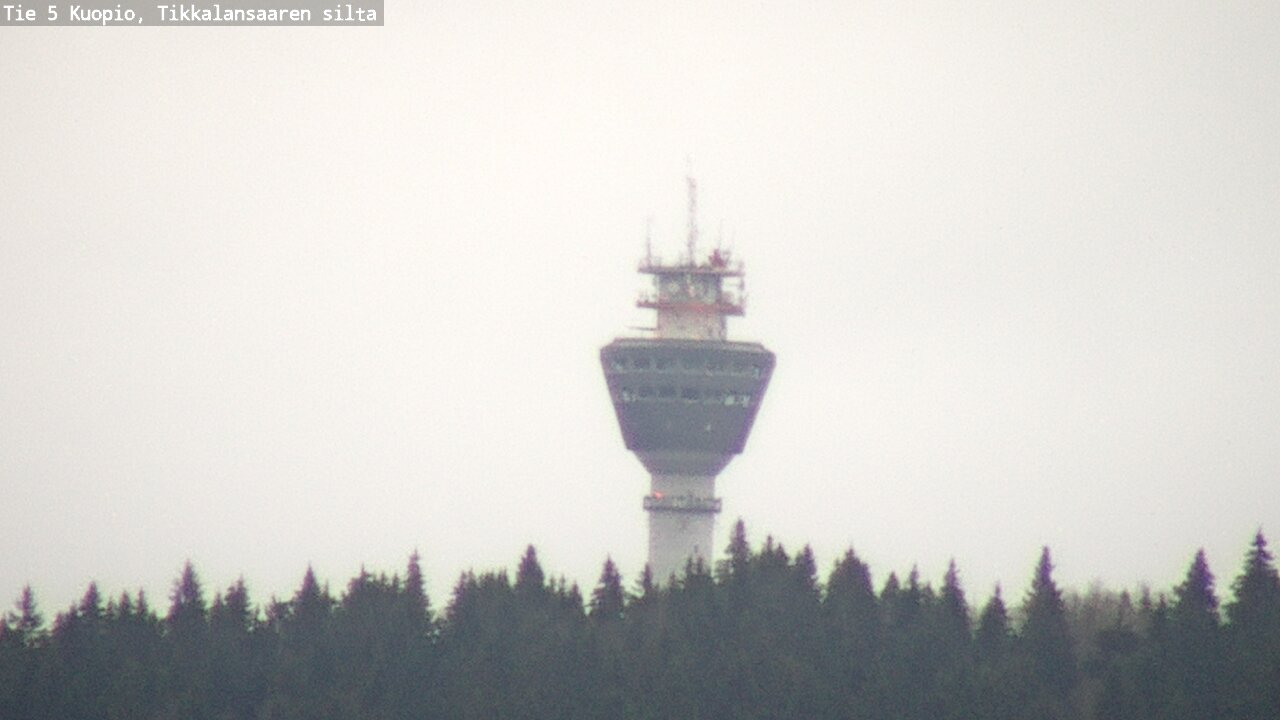 Weather Camera Image Väg 5 Kuopio, Tikkalansaari, Kuopio, Pohjois-Savo