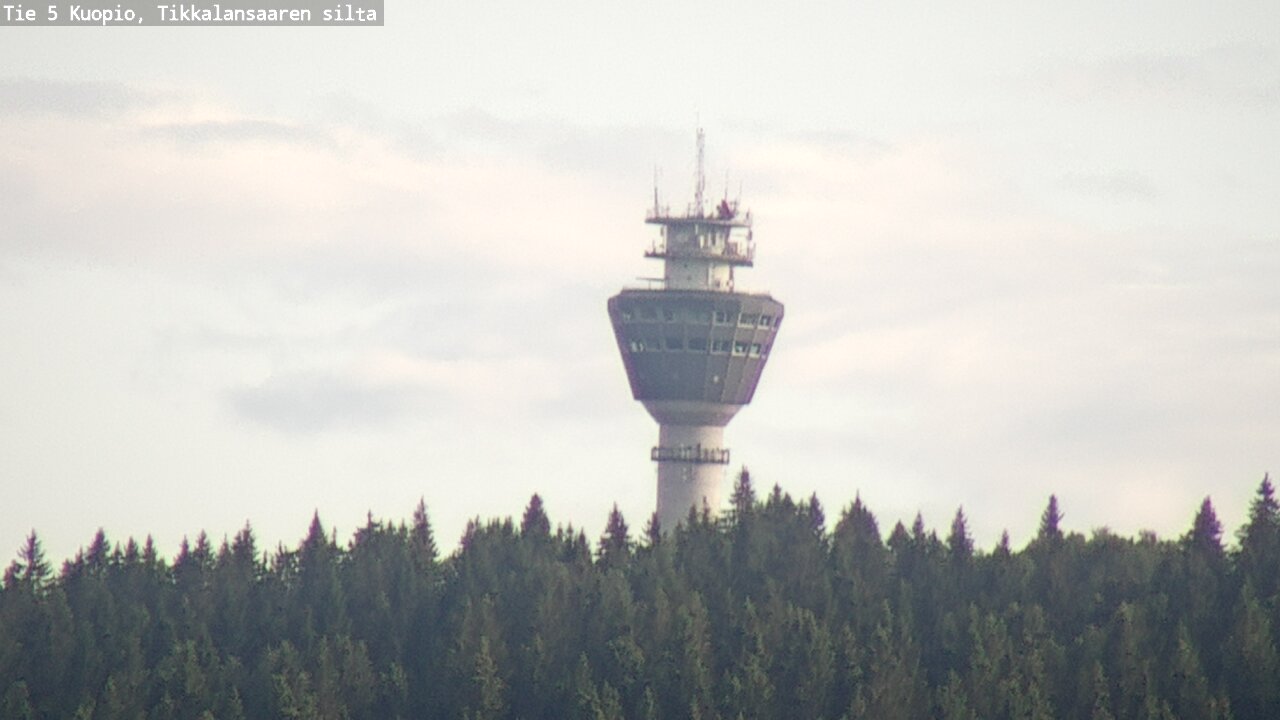 Weather Camera Image Väg 5 Kuopio, Tikkalansaari, Kuopio, Pohjois-Savo