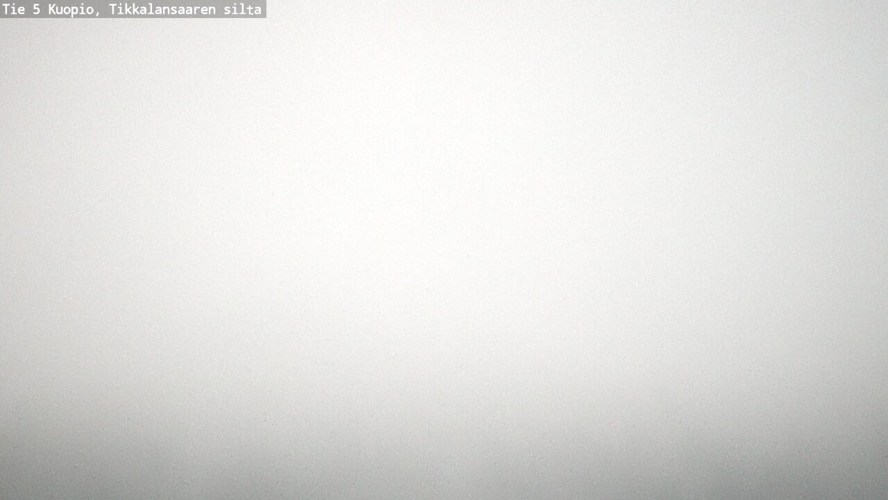 Weather Camera Image Väg 5 Kuopio, Tikkalansaari, Kuopio, Pohjois-Savo