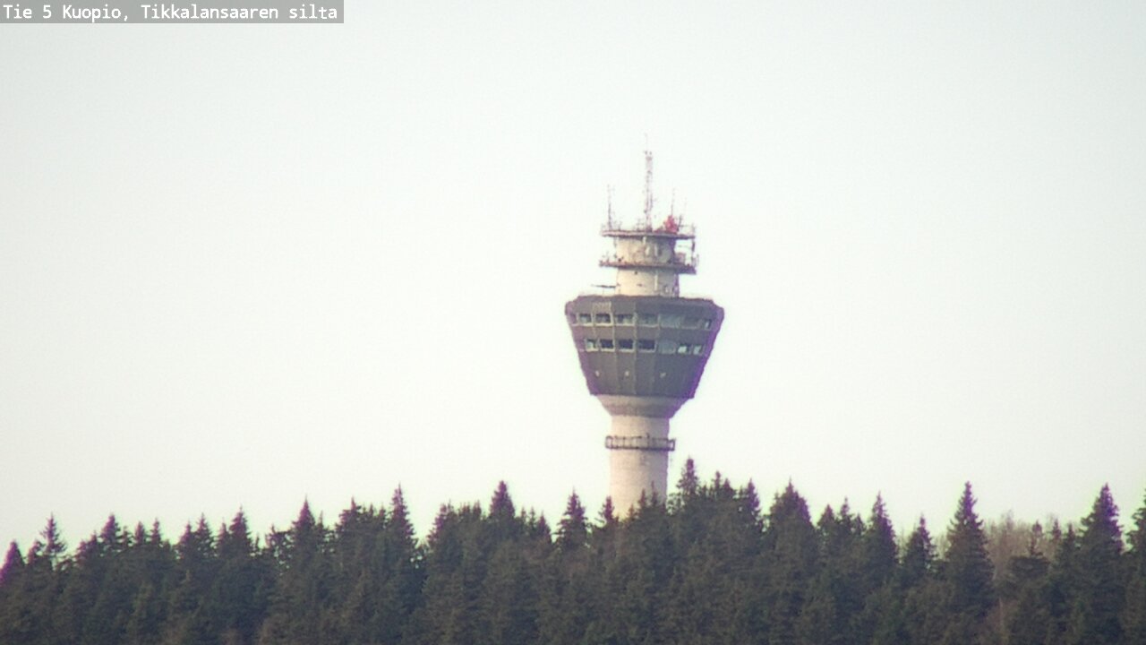 Weather Camera Image Väg 5 Kuopio, Tikkalansaari, Kuopio, Pohjois-Savo