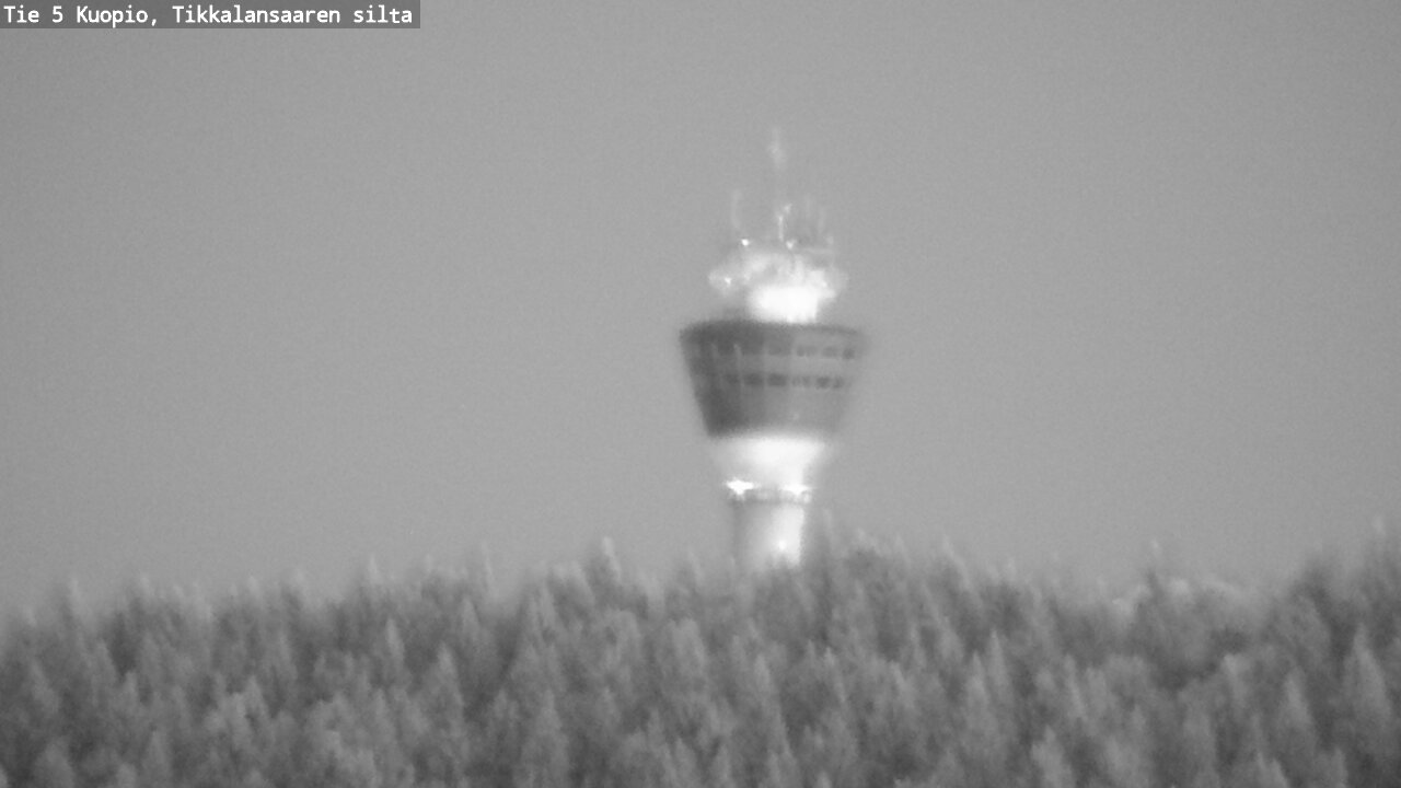Weather Camera Image Väg 5 Kuopio, Tikkalansaari, Kuopio, Pohjois-Savo