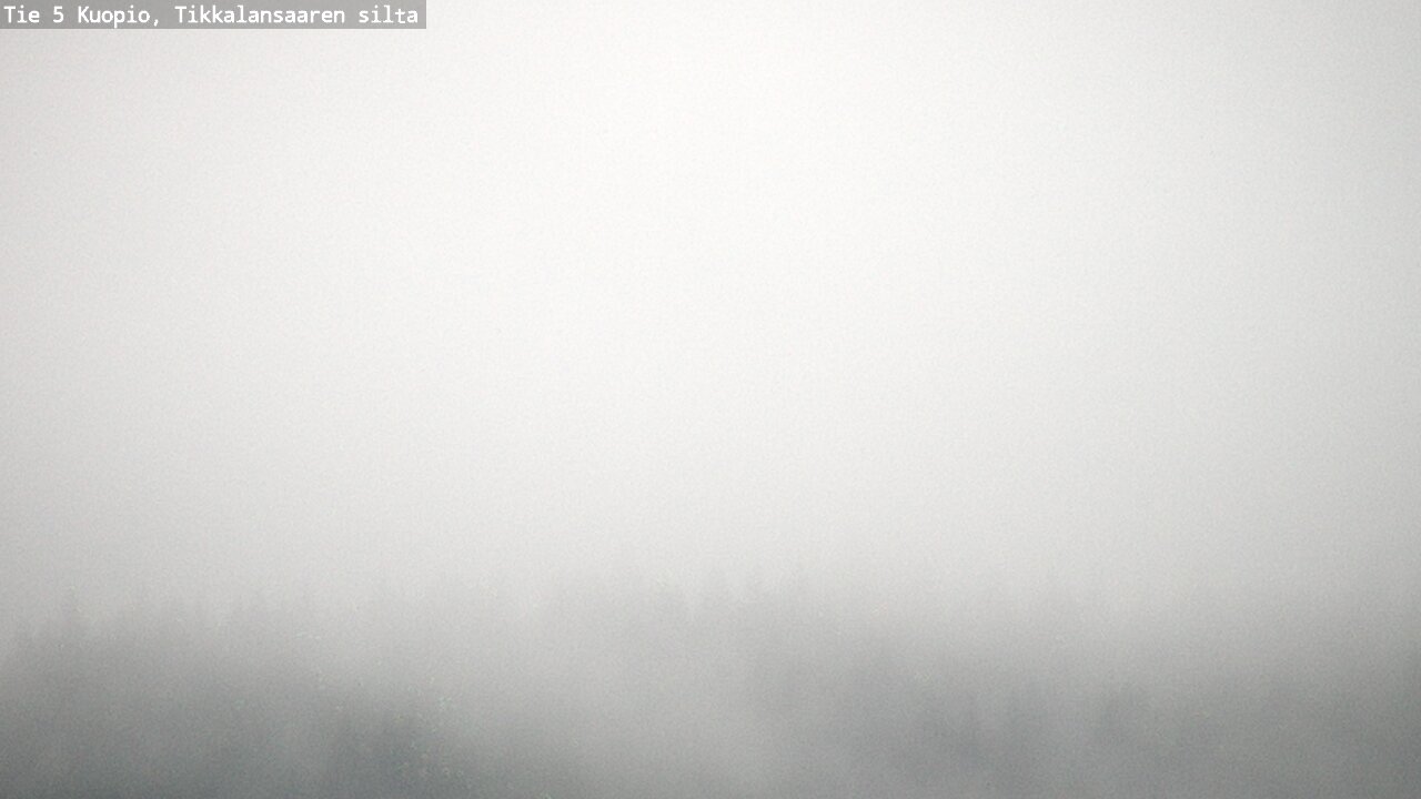 Weather Camera Image Road 5 Kuopio, Tikkalansaari, Kuopio, Pohjois-Savo