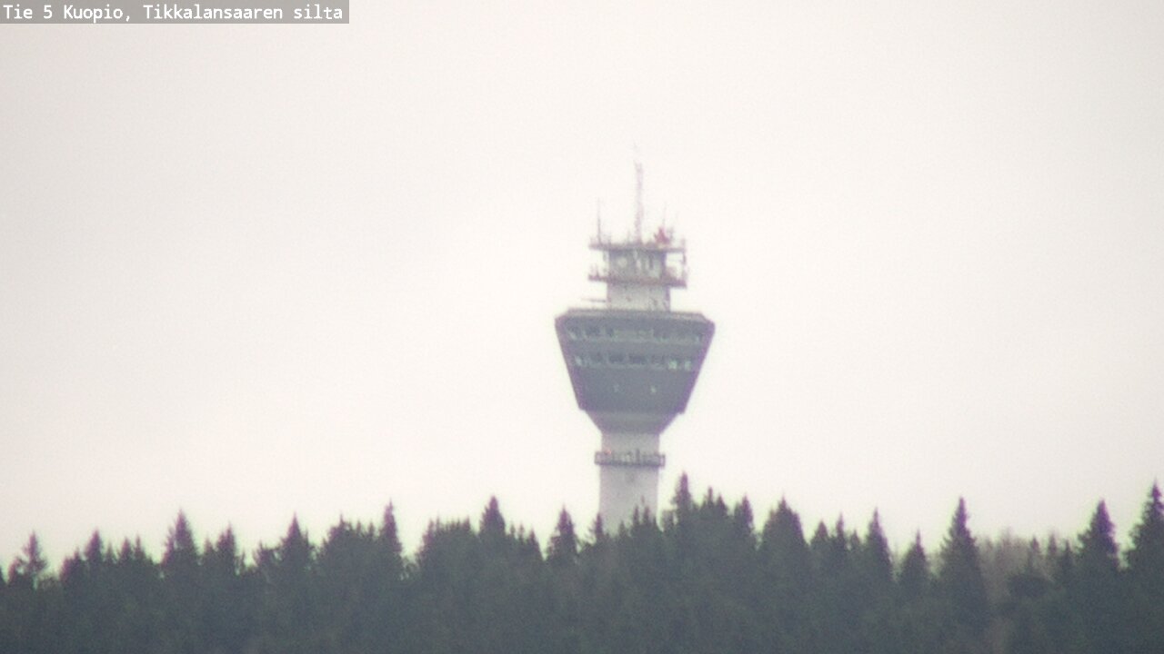Weather Camera Image Väg 5 Kuopio, Tikkalansaari, Kuopio, Pohjois-Savo
