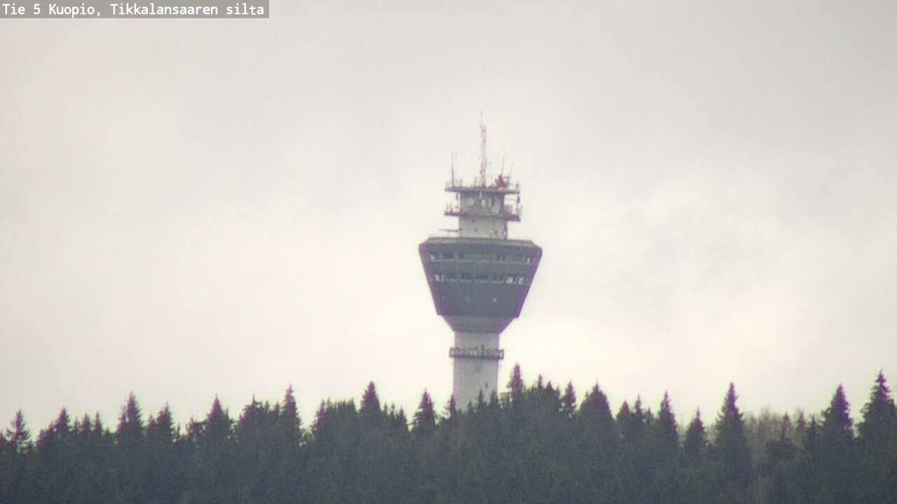 Weather Camera Image Väg 5 Kuopio, Tikkalansaari, Kuopio, Pohjois-Savo