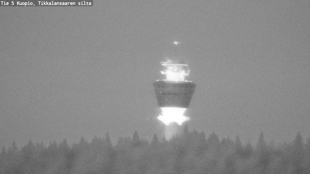 Weather Camera Image Road 5 Kuopio, Tikkalansaari, Kuopio, Pohjois-Savo