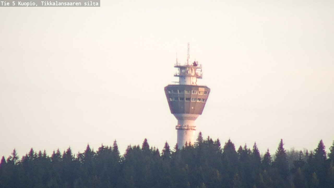 Weather Camera Image Väg 5 Kuopio, Tikkalansaari, Kuopio, Pohjois-Savo