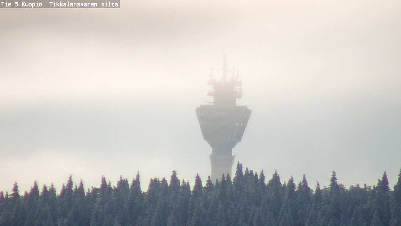 Weather Camera Image Väg 5 Kuopio, Tikkalansaari, Kuopio, Pohjois-Savo