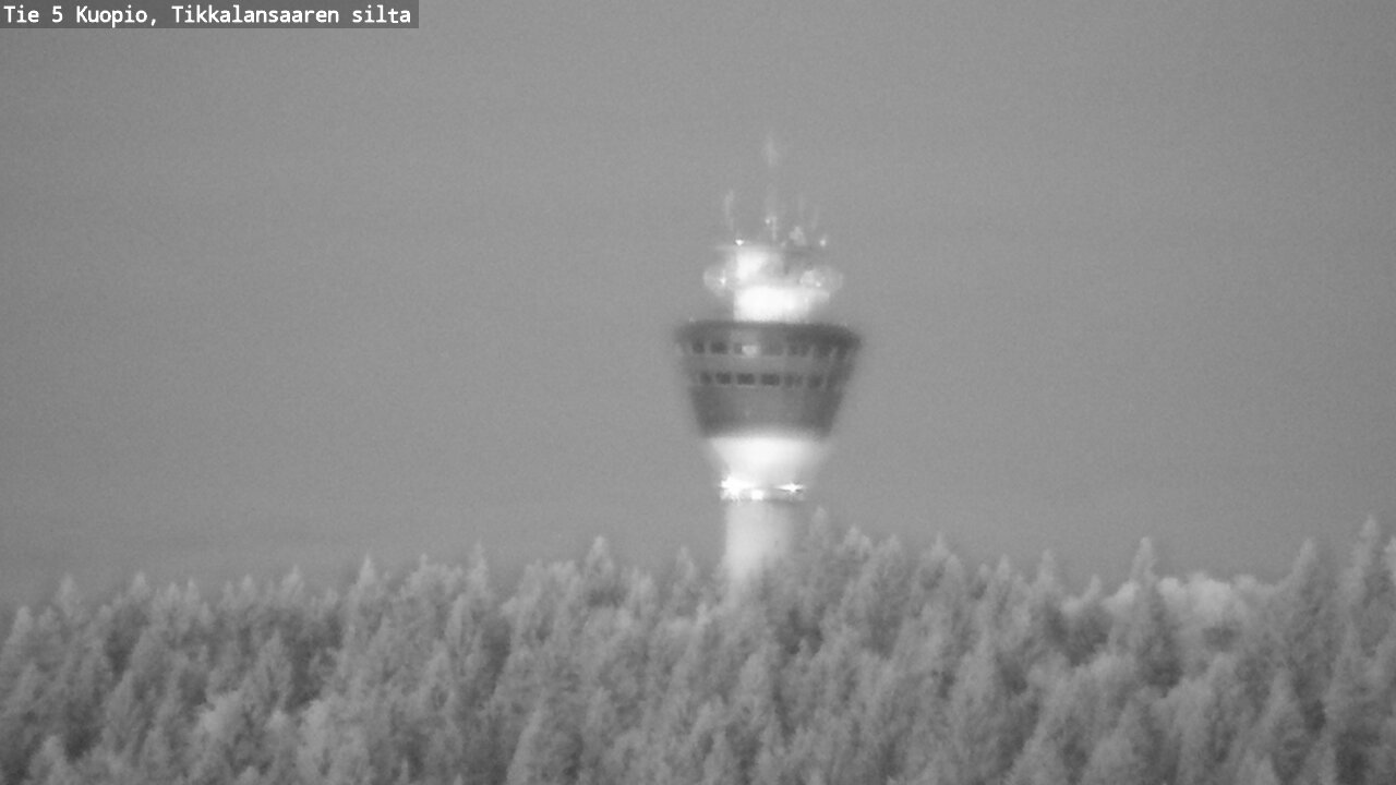 Weather Camera Image Väg 5 Kuopio, Tikkalansaari, Kuopio, Pohjois-Savo