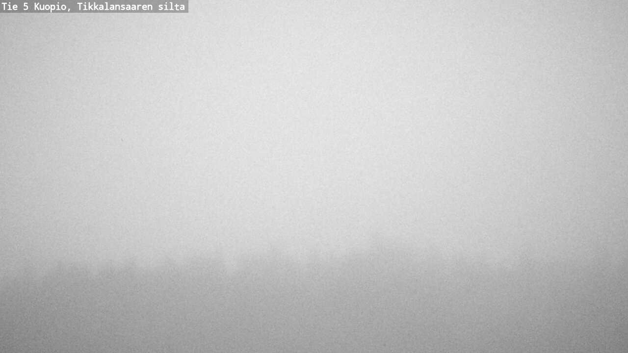 Weather Camera Image Road 5 Kuopio, Tikkalansaari, Kuopio, Pohjois-Savo