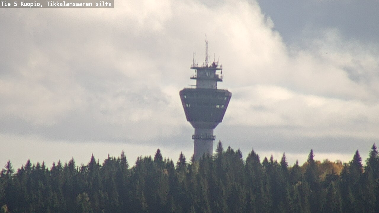 Weather Camera Image Väg 5 Kuopio, Tikkalansaari, Kuopio, Pohjois-Savo