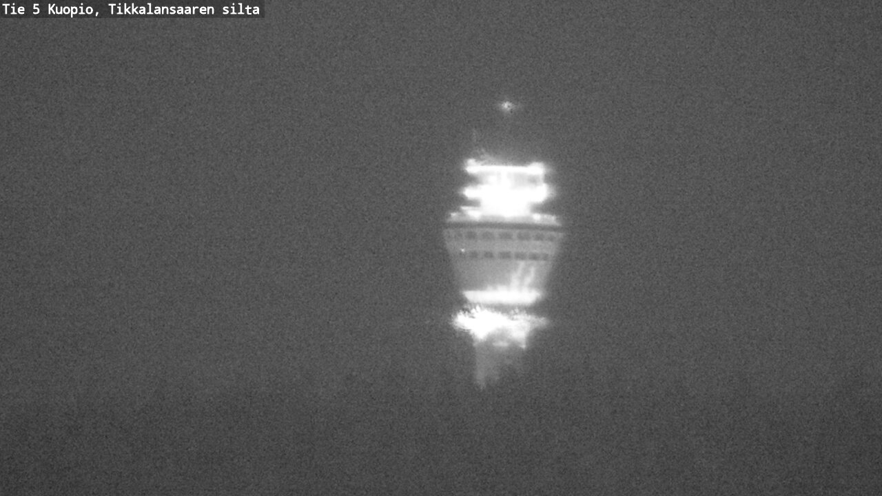 Weather Camera Image Road 5 Kuopio, Tikkalansaari, Kuopio, Pohjois-Savo