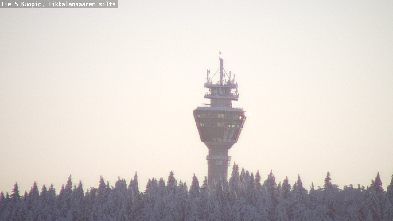 Weather Camera Image Väg 5 Kuopio, Tikkalansaari, Kuopio, Pohjois-Savo
