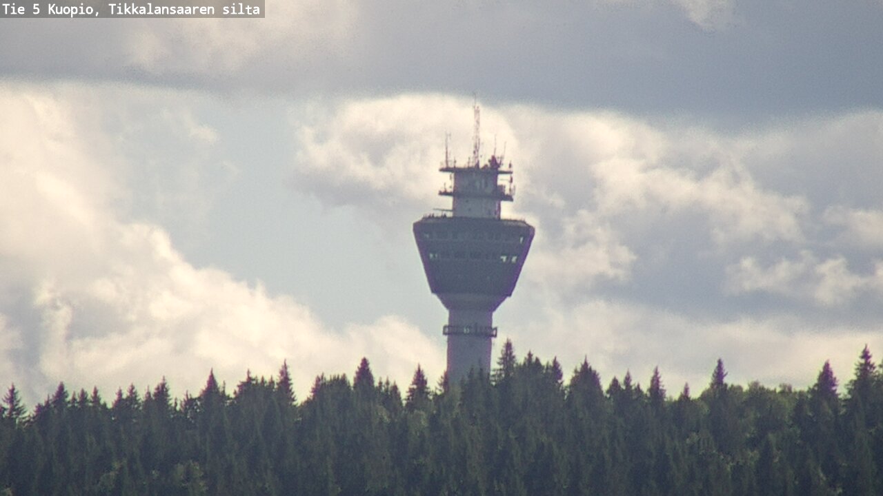 Weather Camera Image Väg 5 Kuopio, Tikkalansaari, Kuopio, Pohjois-Savo
