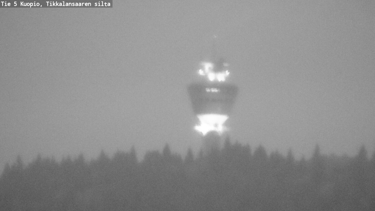 Weather Camera Image Road 5 Kuopio, Tikkalansaari, Kuopio, Pohjois-Savo