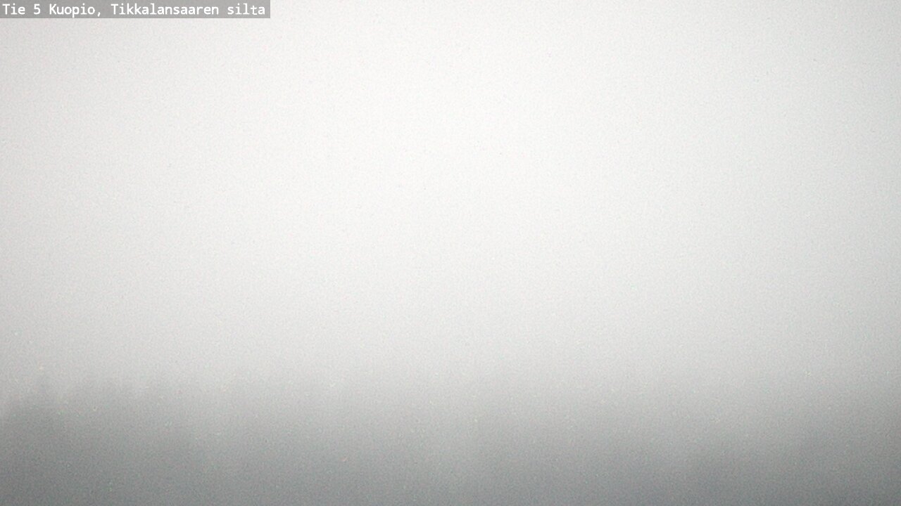 Weather Camera Image Road 5 Kuopio, Tikkalansaari, Kuopio, Pohjois-Savo