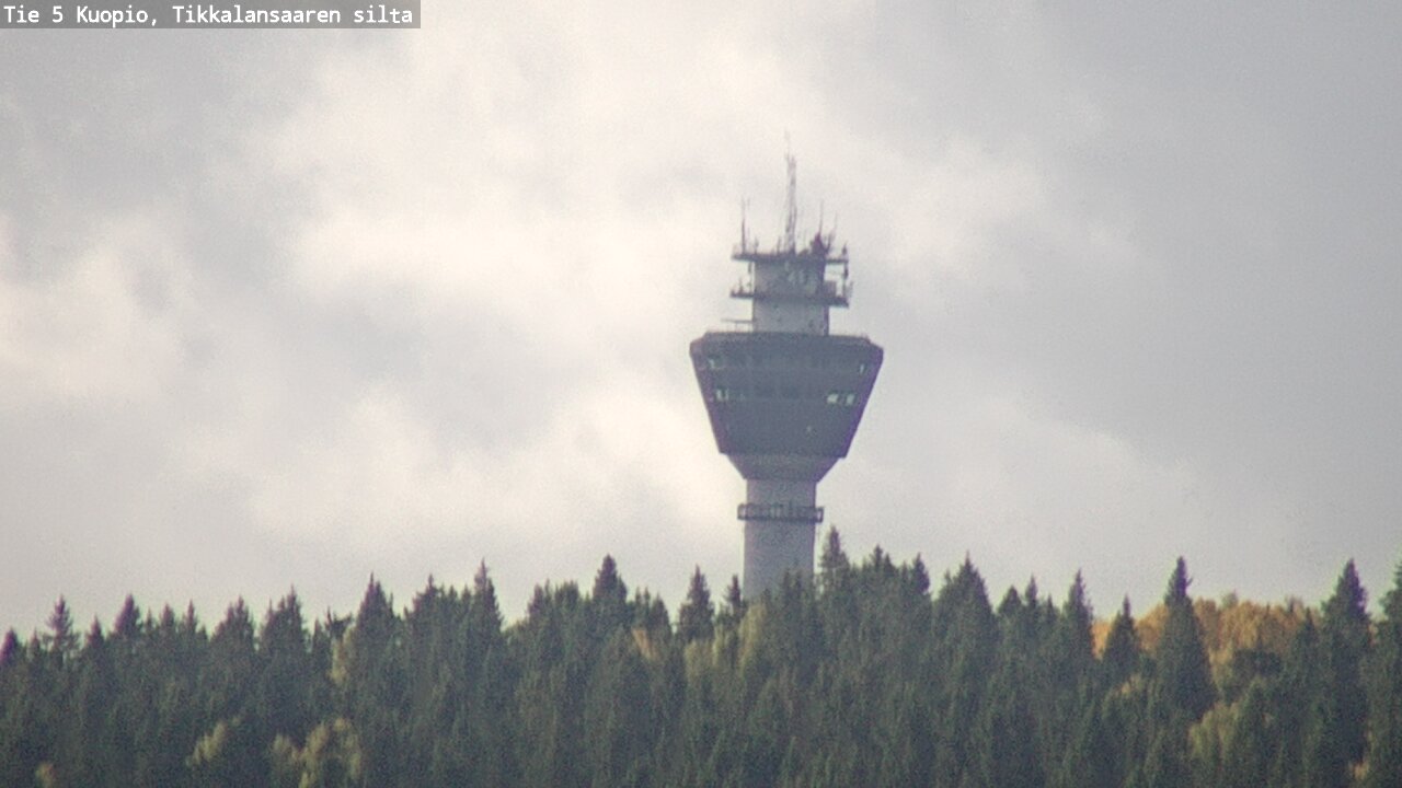 Weather Camera Image Väg 5 Kuopio, Tikkalansaari, Kuopio, Pohjois-Savo