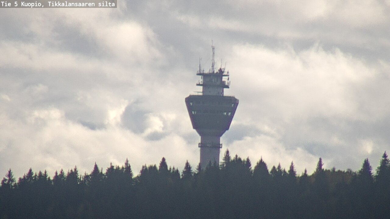 Weather Camera Image Väg 5 Kuopio, Tikkalansaari, Kuopio, Pohjois-Savo