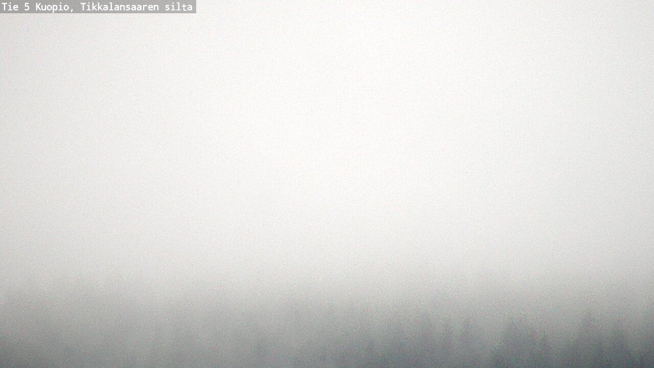 Weather Camera Image Road 5 Kuopio, Tikkalansaari, Kuopio, Pohjois-Savo