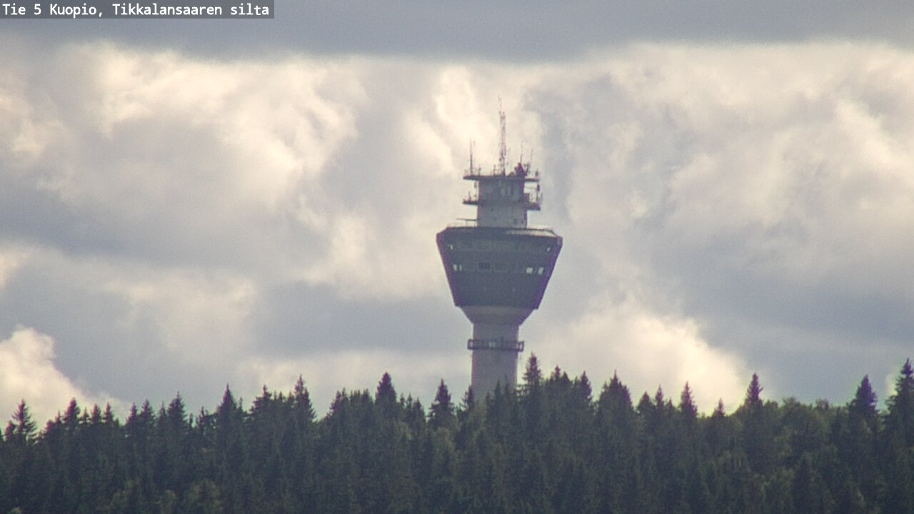 Weather Camera Image Väg 5 Kuopio, Tikkalansaari, Kuopio, Pohjois-Savo