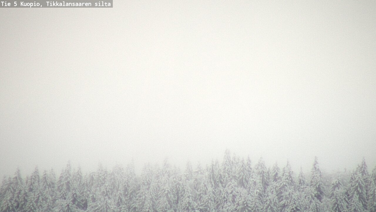 Weather Camera Image Väg 5 Kuopio, Tikkalansaari, Kuopio, Pohjois-Savo