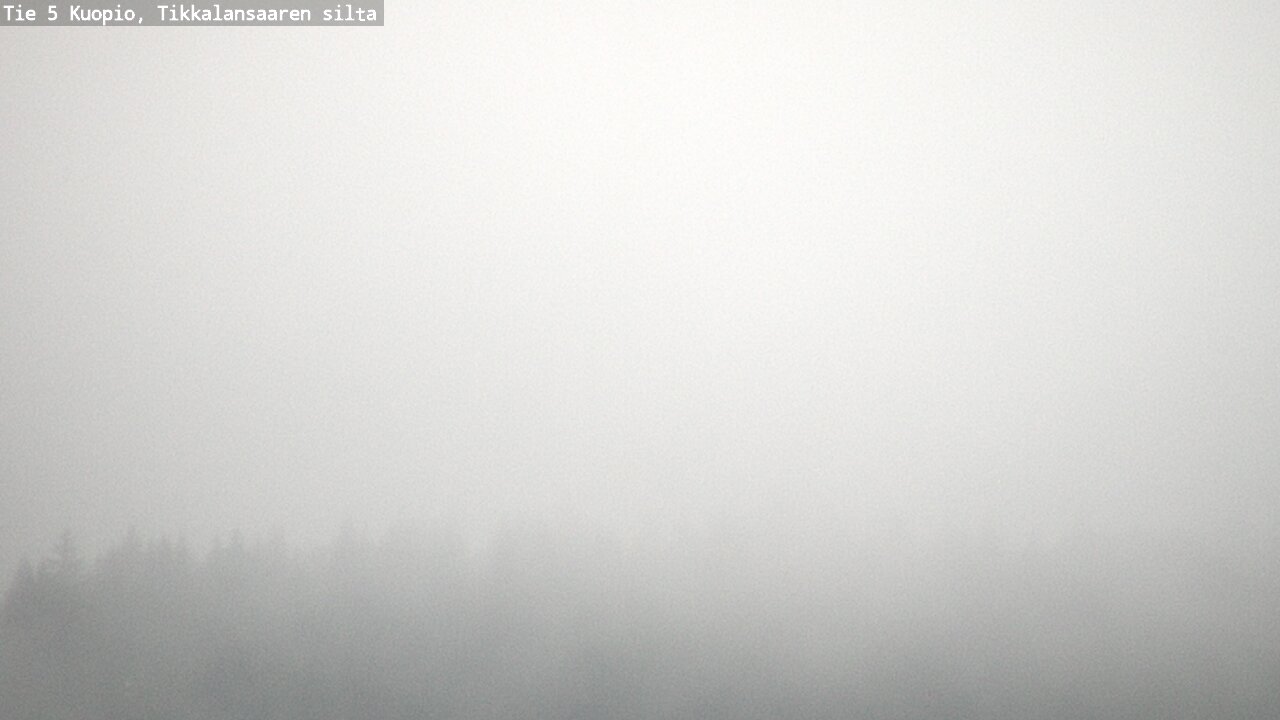 Weather Camera Image Road 5 Kuopio, Tikkalansaari, Kuopio, Pohjois-Savo
