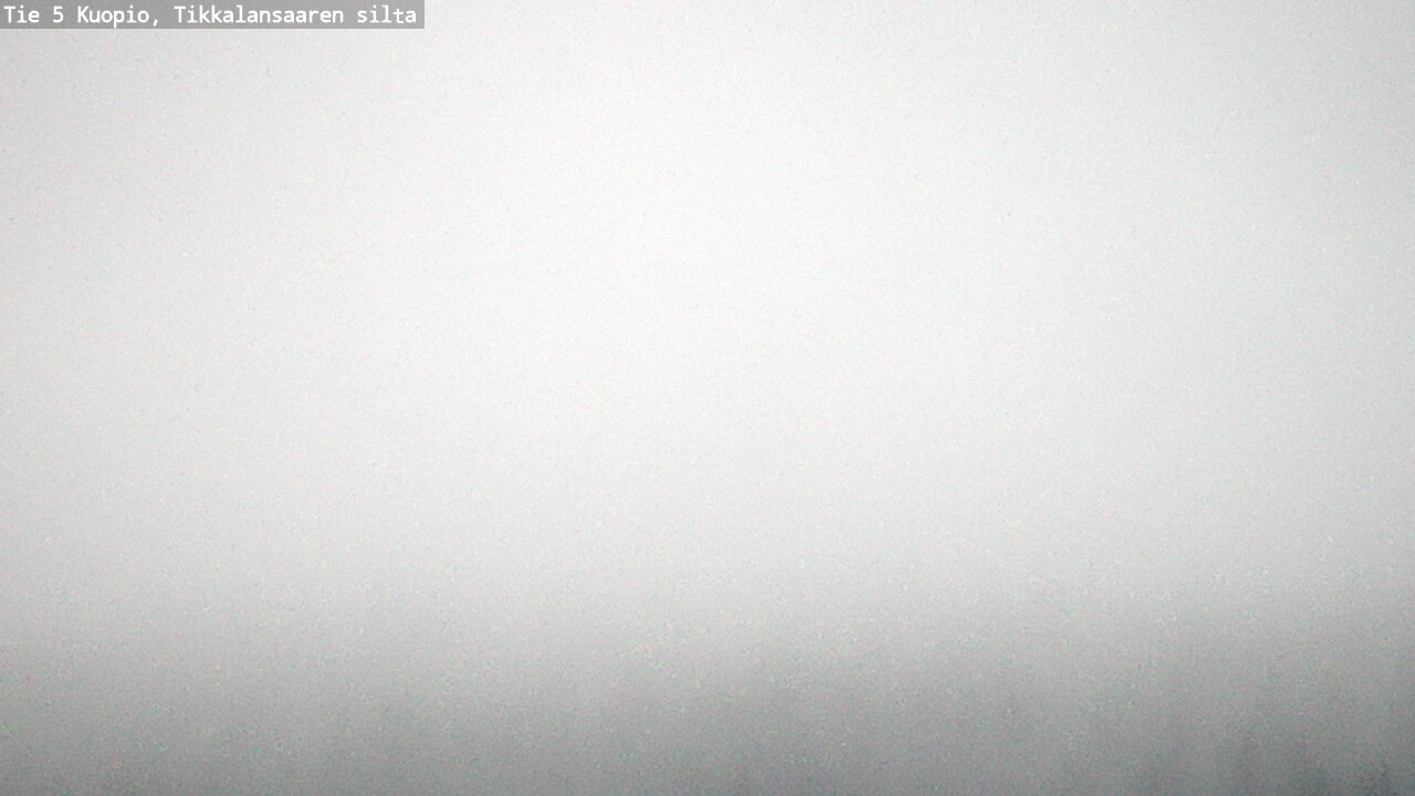 Weather Camera Image Road 5 Kuopio, Tikkalansaari, Kuopio, Pohjois-Savo