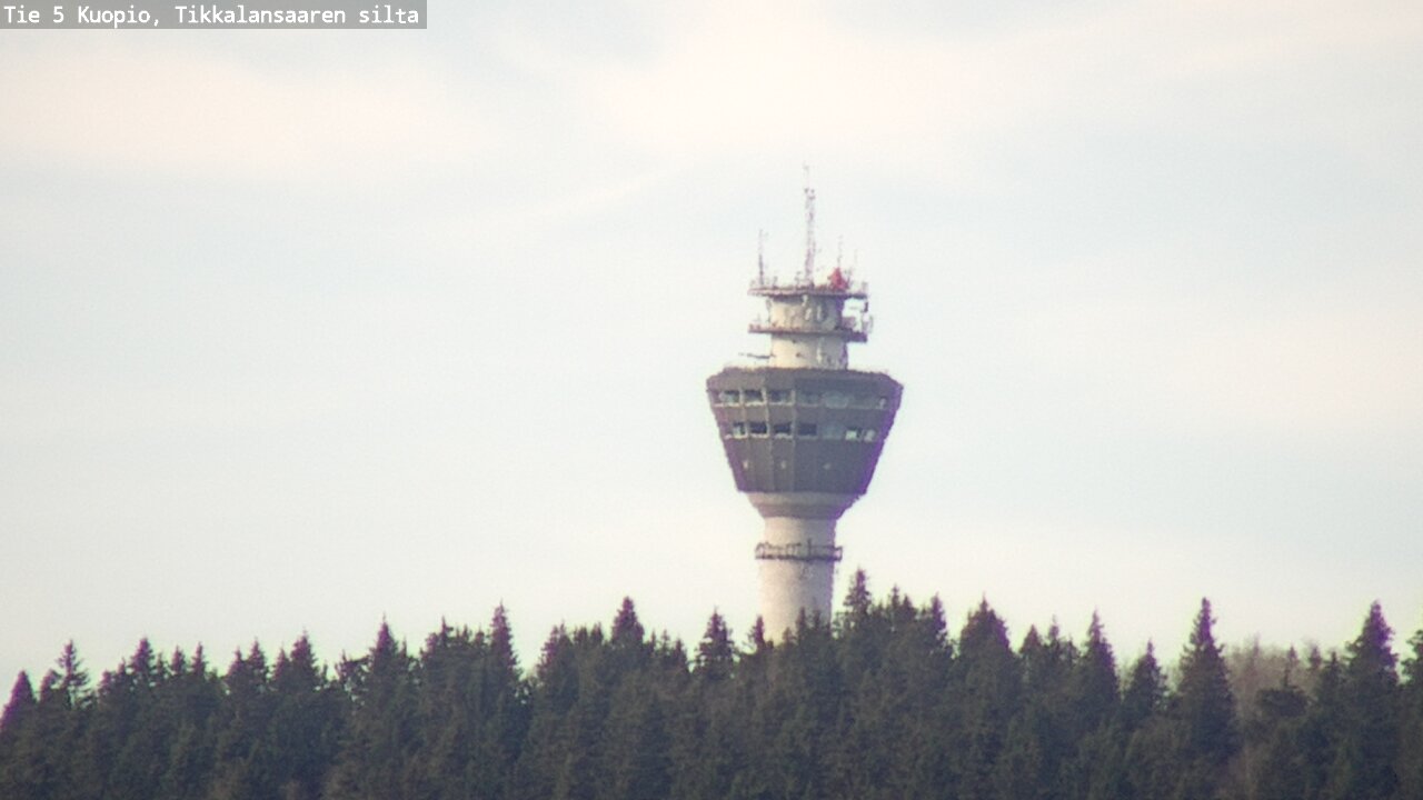 Weather Camera Image Väg 5 Kuopio, Tikkalansaari, Kuopio, Pohjois-Savo