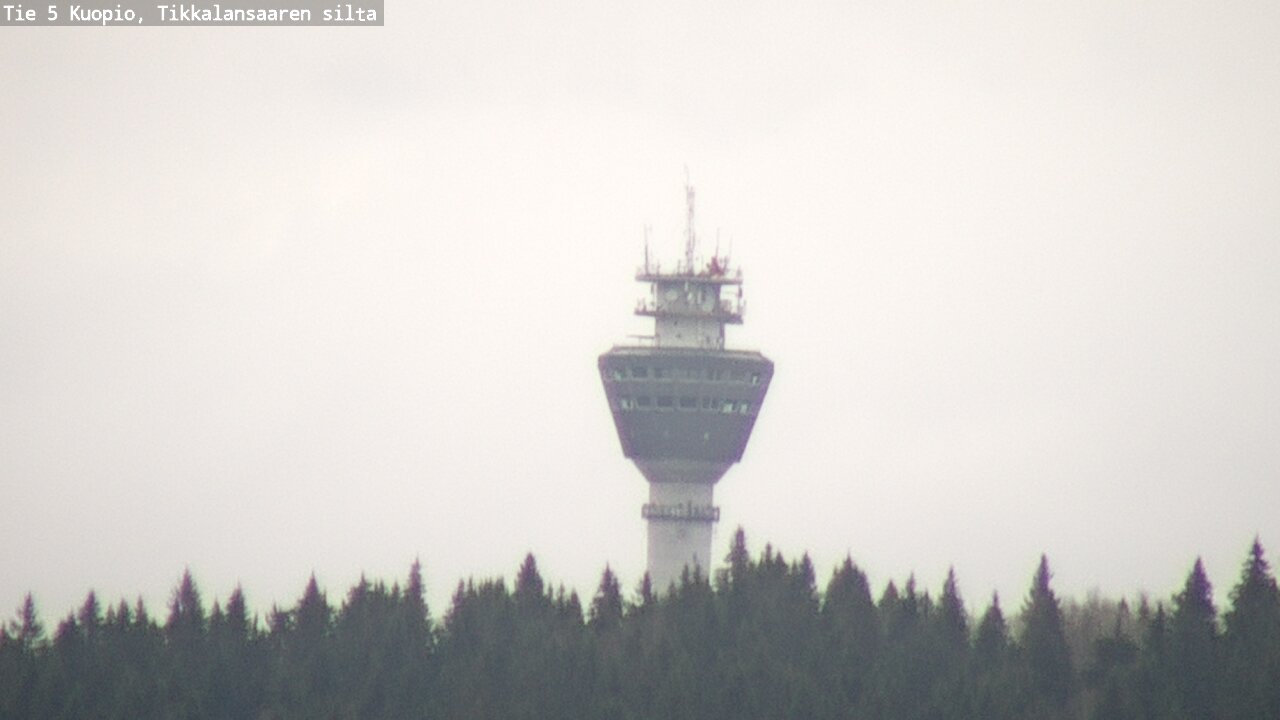 Weather Camera Image Väg 5 Kuopio, Tikkalansaari, Kuopio, Pohjois-Savo