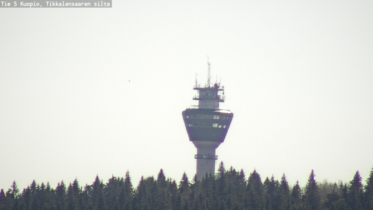 Weather Camera Image Väg 5 Kuopio, Tikkalansaari, Kuopio, Pohjois-Savo