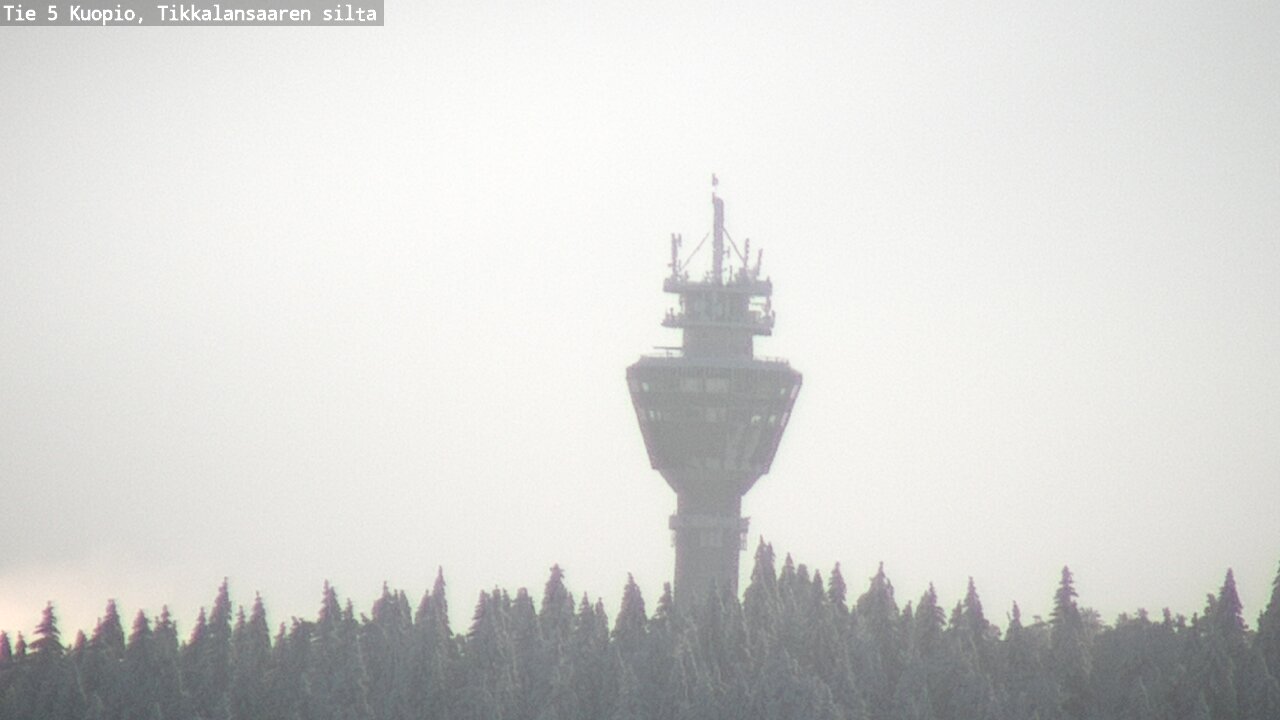 Weather Camera Image Väg 5 Kuopio, Tikkalansaari, Kuopio, Pohjois-Savo