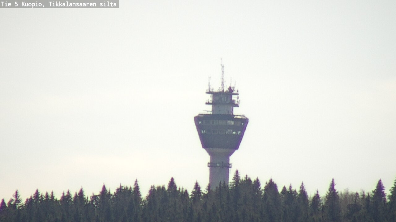 Weather Camera Image Väg 5 Kuopio, Tikkalansaari, Kuopio, Pohjois-Savo