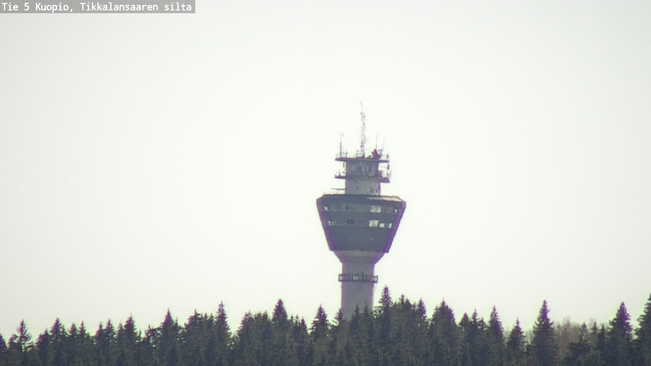 Weather Camera Image Väg 5 Kuopio, Tikkalansaari, Kuopio, Pohjois-Savo