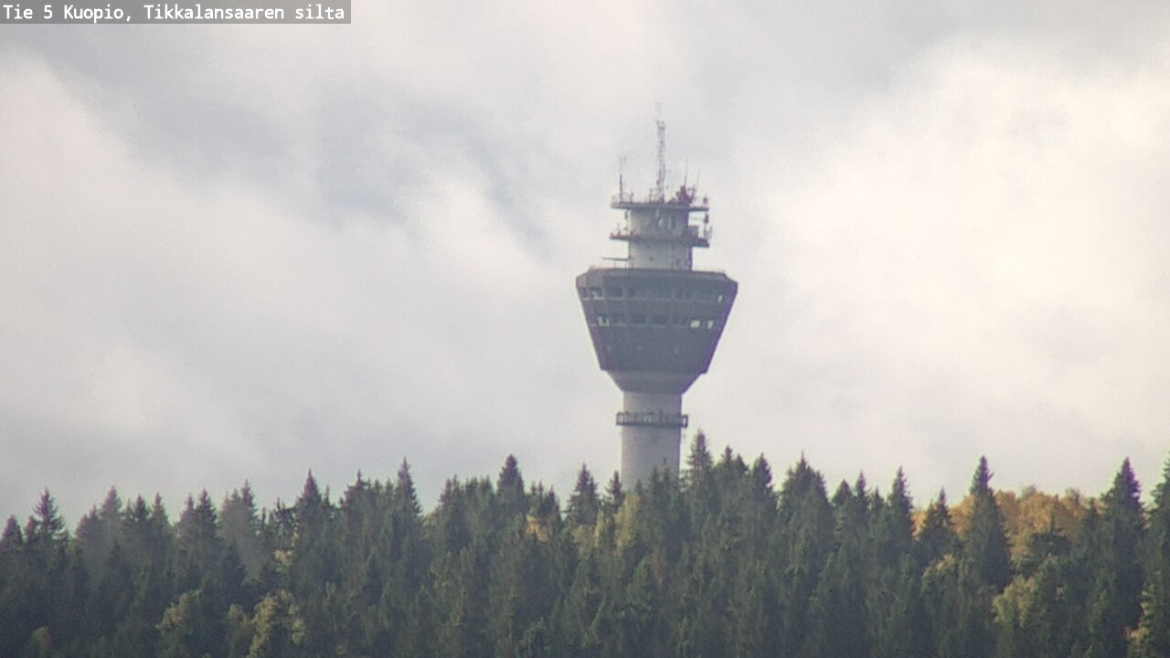 Weather Camera Image Väg 5 Kuopio, Tikkalansaari, Kuopio, Pohjois-Savo