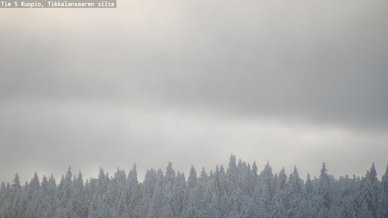 Weather Camera Image Väg 5 Kuopio, Tikkalansaari, Kuopio, Pohjois-Savo