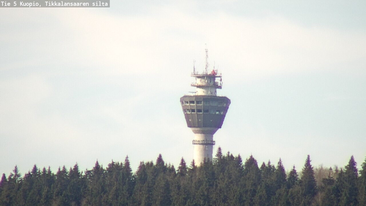 Weather Camera Image Väg 5 Kuopio, Tikkalansaari, Kuopio, Pohjois-Savo