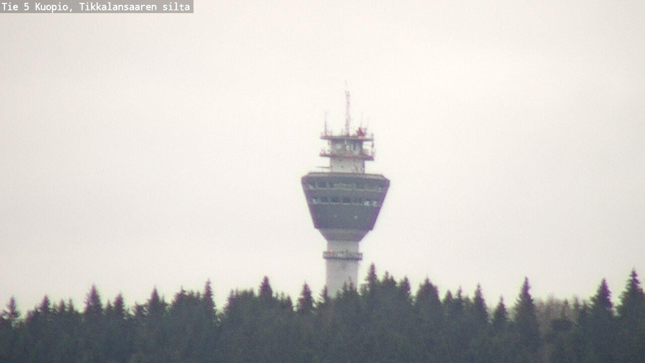 Weather Camera Image Väg 5 Kuopio, Tikkalansaari, Kuopio, Pohjois-Savo