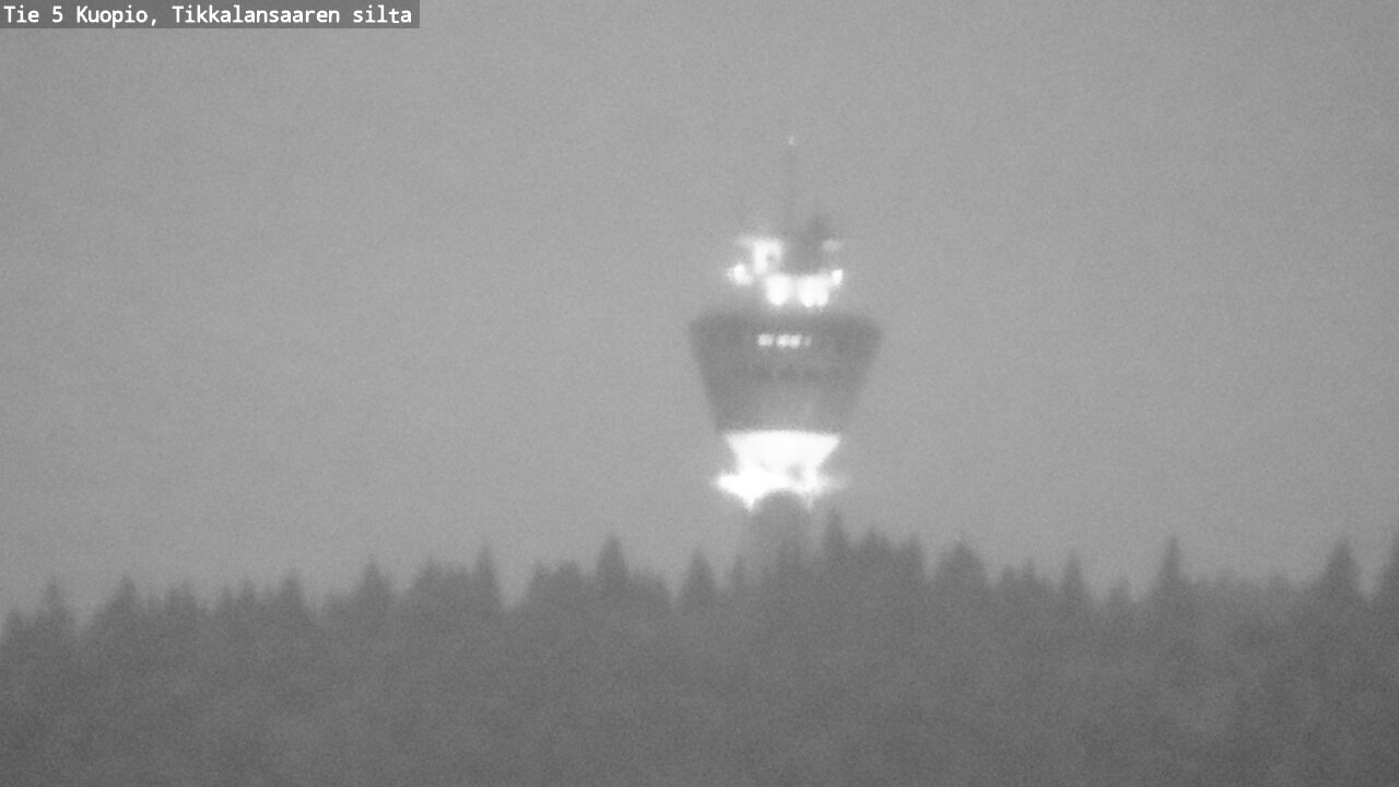 Weather Camera Image Road 5 Kuopio, Tikkalansaari, Kuopio, Pohjois-Savo