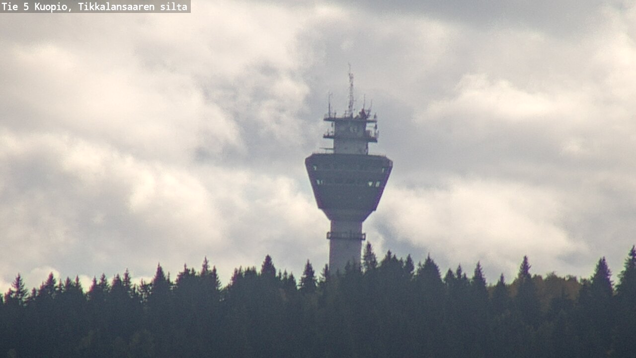 Weather Camera Image Väg 5 Kuopio, Tikkalansaari, Kuopio, Pohjois-Savo
