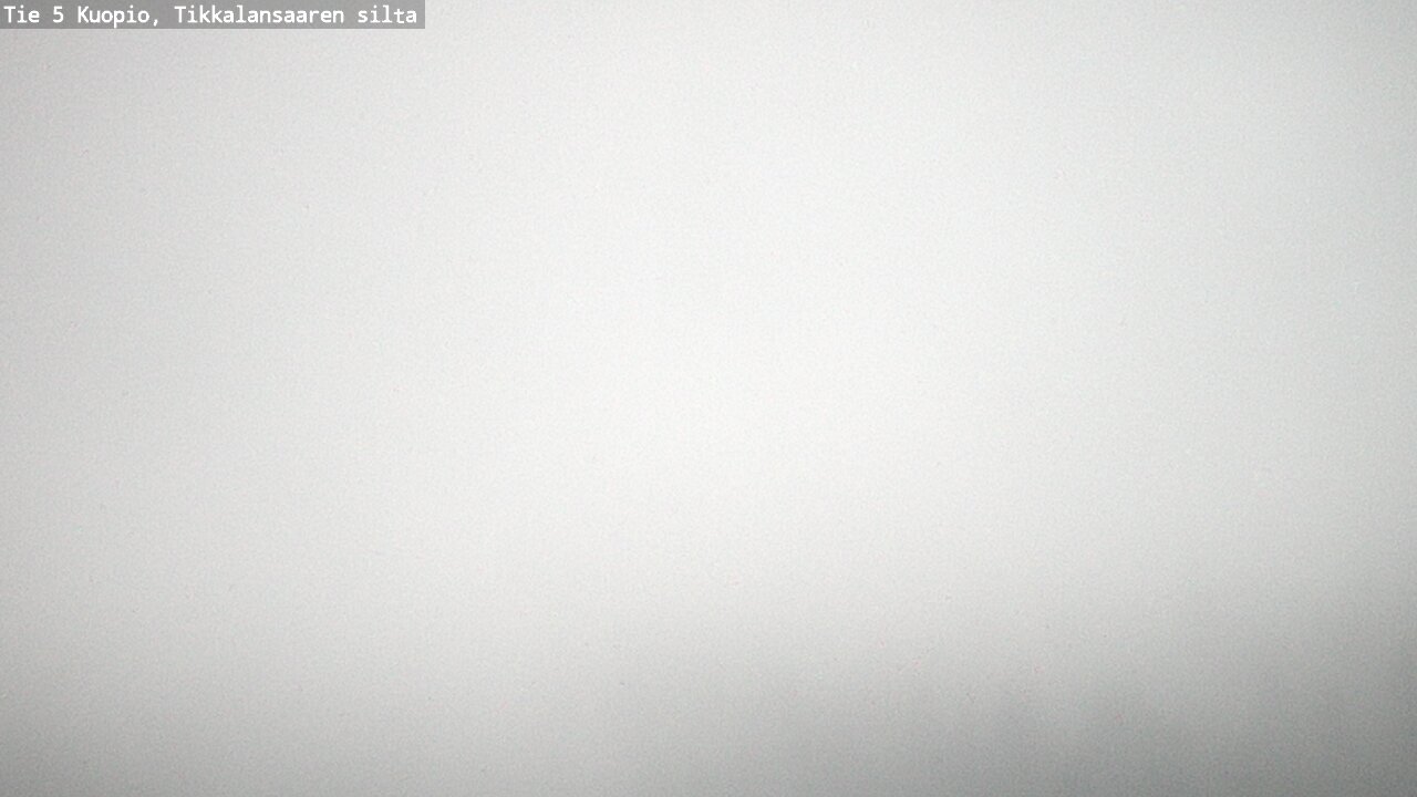 Weather Camera Image Road 5 Kuopio, Tikkalansaari, Kuopio, Pohjois-Savo