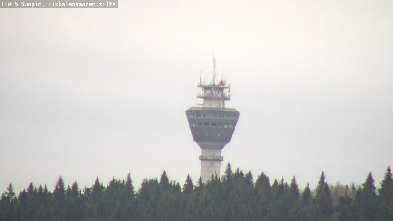 Weather Camera Image Väg 5 Kuopio, Tikkalansaari, Kuopio, Pohjois-Savo
