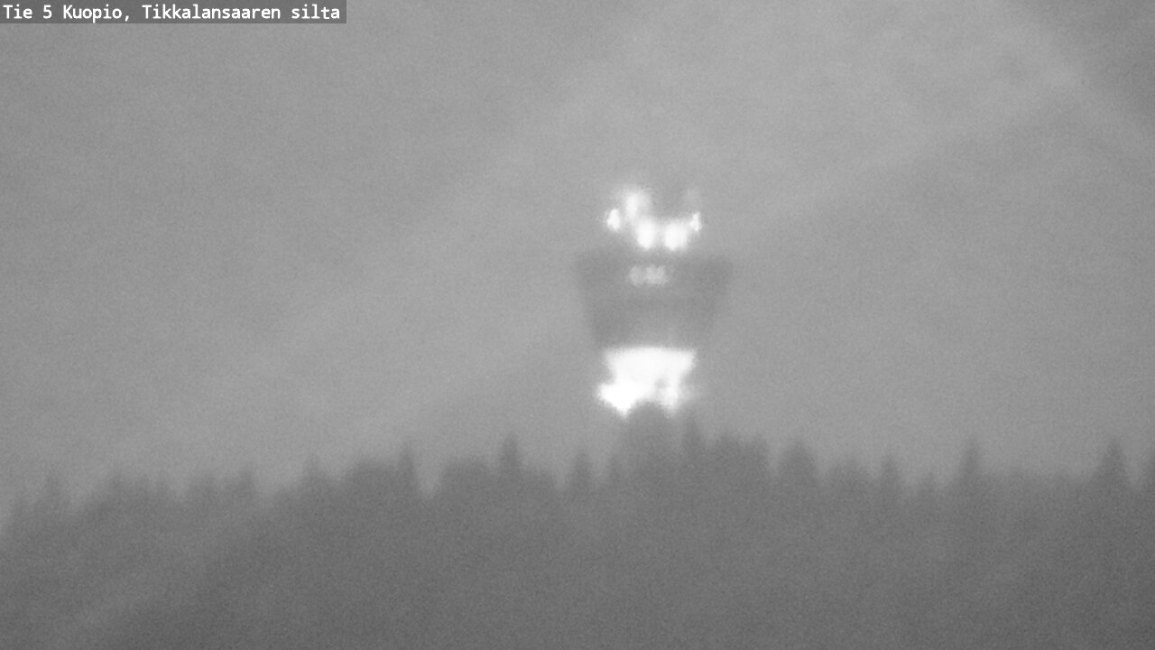 Weather Camera Image Road 5 Kuopio, Tikkalansaari, Kuopio, Pohjois-Savo