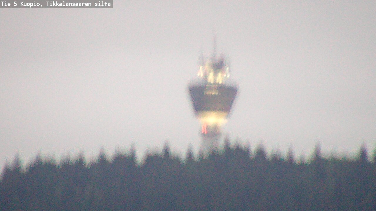 Weather Camera Image Road 5 Kuopio, Tikkalansaari, Kuopio, Pohjois-Savo