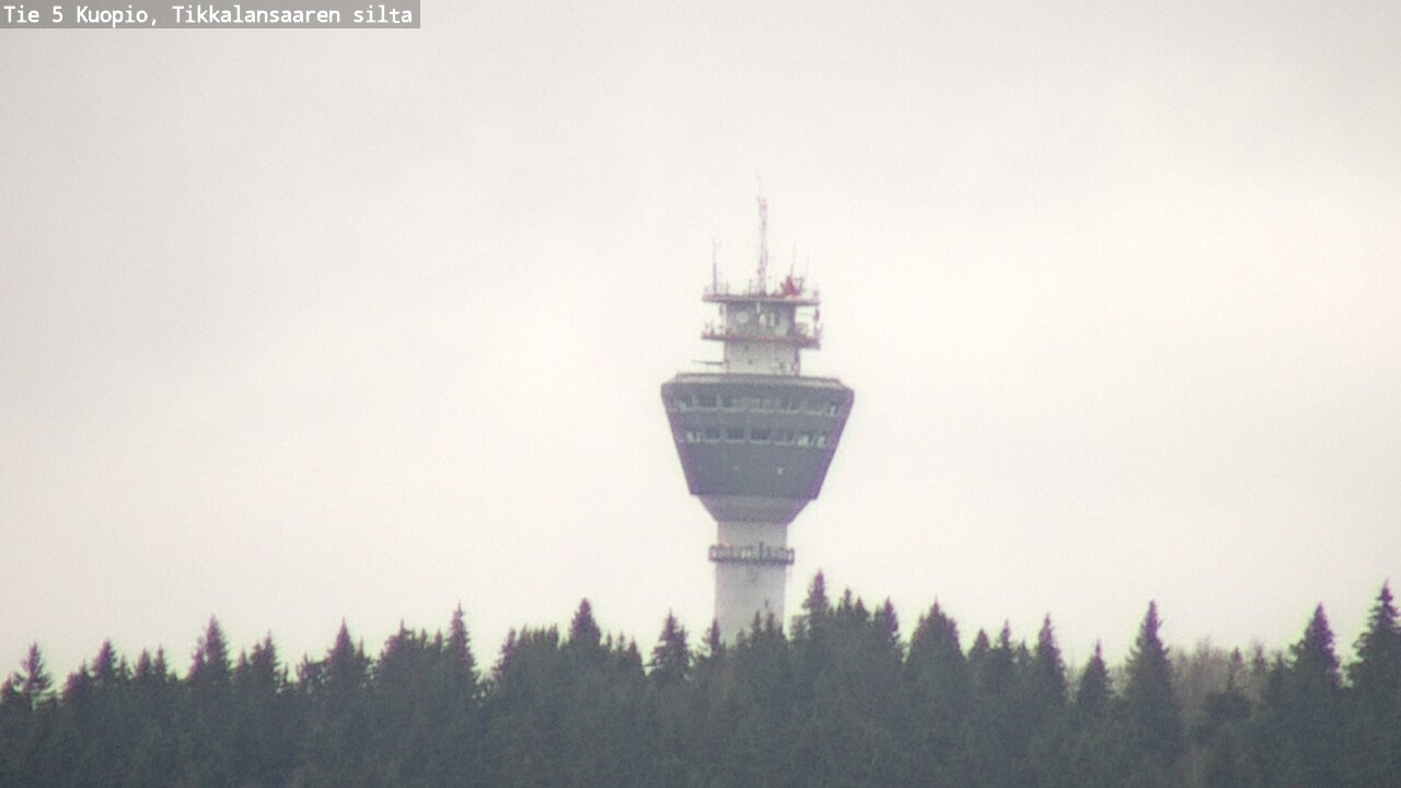 Weather Camera Image Väg 5 Kuopio, Tikkalansaari, Kuopio, Pohjois-Savo
