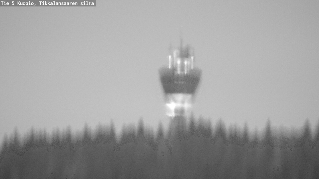 Weather Camera Image Road 5 Kuopio, Tikkalansaari, Kuopio, Pohjois-Savo
