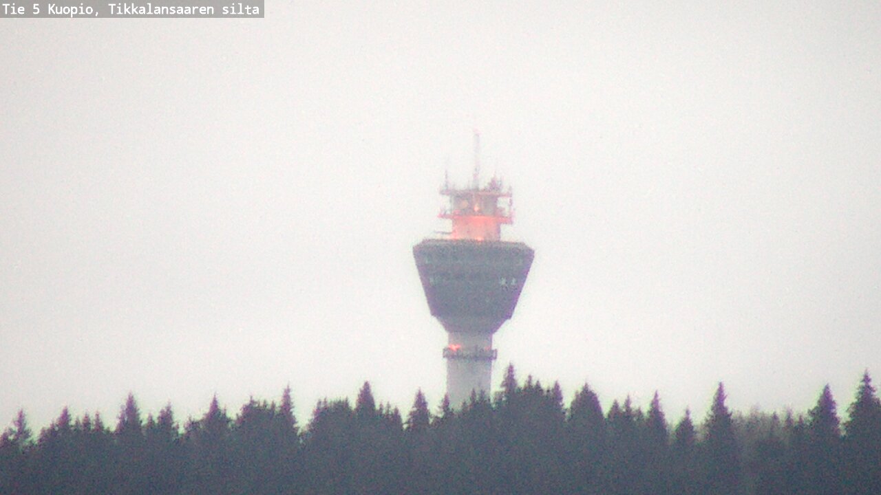 Weather Camera Image Väg 5 Kuopio, Tikkalansaari, Kuopio, Pohjois-Savo