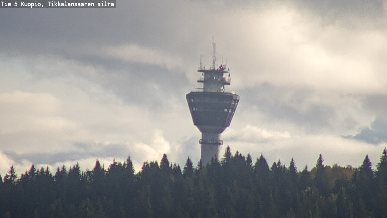Weather Camera Image Väg 5 Kuopio, Tikkalansaari, Kuopio, Pohjois-Savo