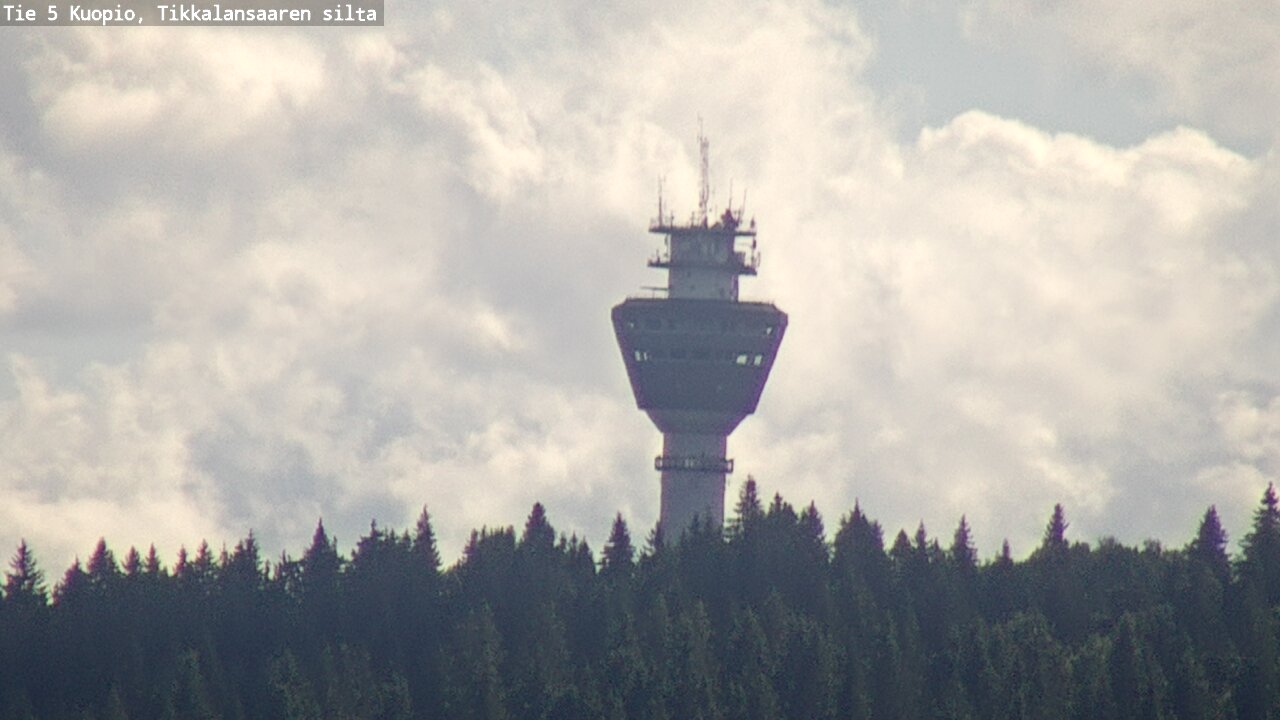 Weather Camera Image Väg 5 Kuopio, Tikkalansaari, Kuopio, Pohjois-Savo