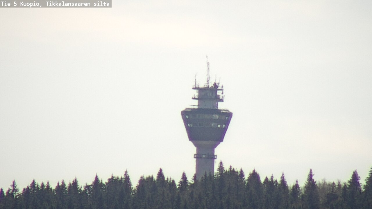 Weather Camera Image Väg 5 Kuopio, Tikkalansaari, Kuopio, Pohjois-Savo
