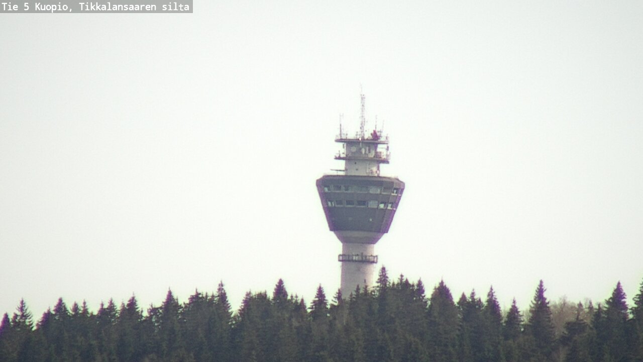 Weather Camera Image Väg 5 Kuopio, Tikkalansaari, Kuopio, Pohjois-Savo