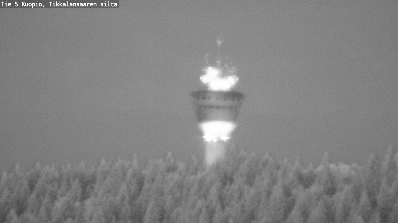 Weather Camera Image Väg 5 Kuopio, Tikkalansaari, Kuopio, Pohjois-Savo